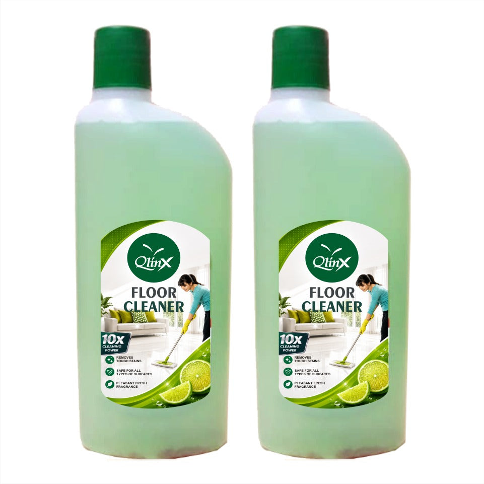 QlinX Floor Cleaner Neem 450 ml (Combo Set of 2)