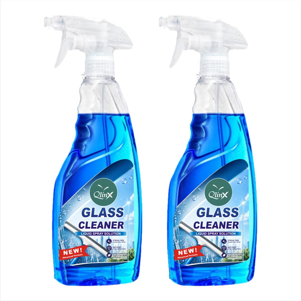 QlinX Glass Cleaner Spray Combo Pack 2 x 500 ml