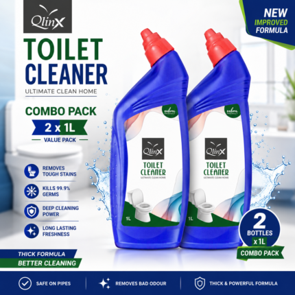 QlinX Toilet Cleaner 1000ml (Pack of 2)